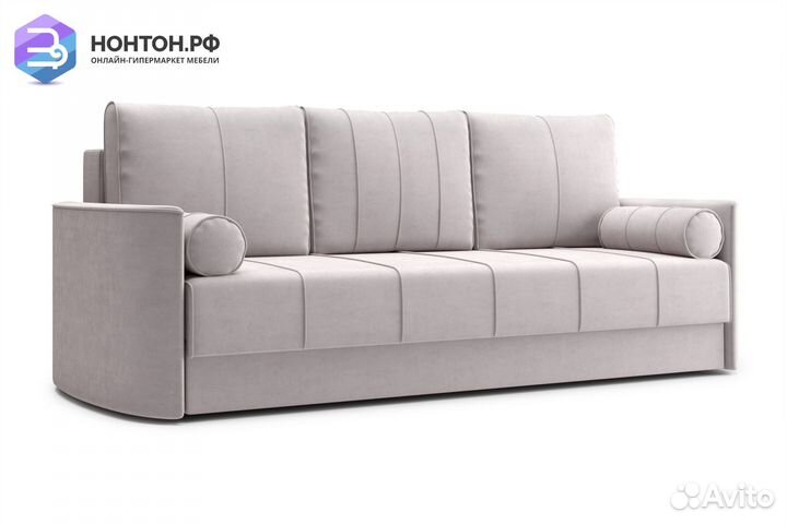 Диван еврокнижка Колибри 3-х местный бежевый