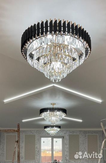 Хрустальная Люстра трубочки