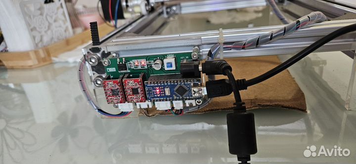 Лазерный гравировальный станок+ноутбук