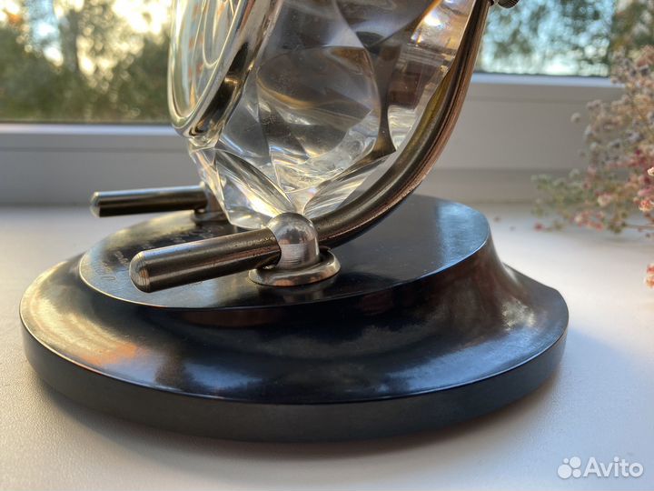 Часы настольные Маяк СССР хрусталь