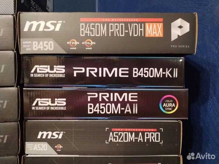 Новые материнские платы с гарантией