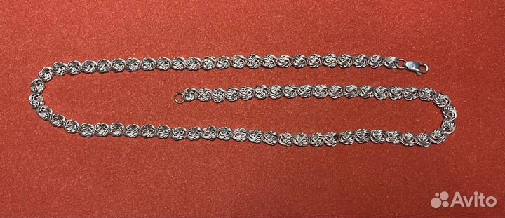 Цепочка серебряная с браслетом