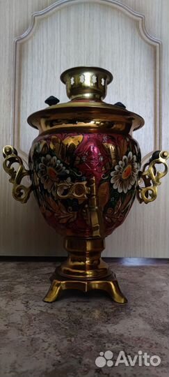 Самовар электрический расписной