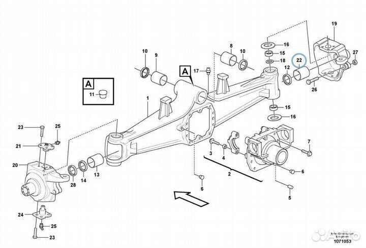 209-4302 Втулка полуоси для экскаватора погрузчика