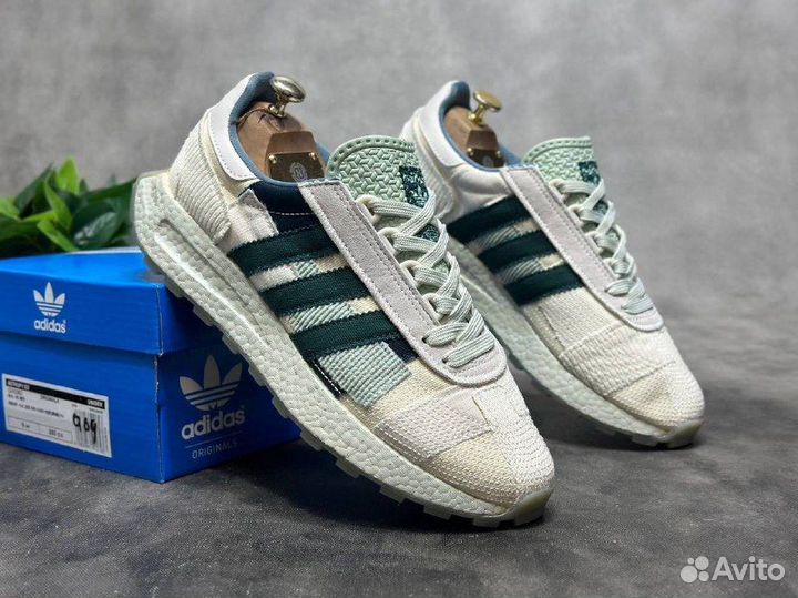 Adidas retropy E5 сер-зеленые разм. 44