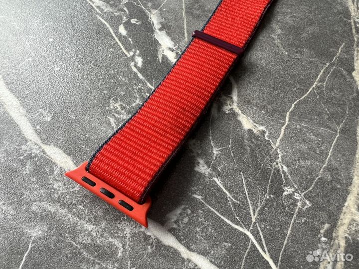 Красный Sport Loop Apple Watch оригинал 38-40-41