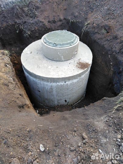 Сливная яма, выгребная яма, канализация, септик