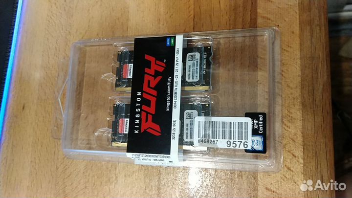 Оперативная память sodimm Kingston fury 32Gb Kit