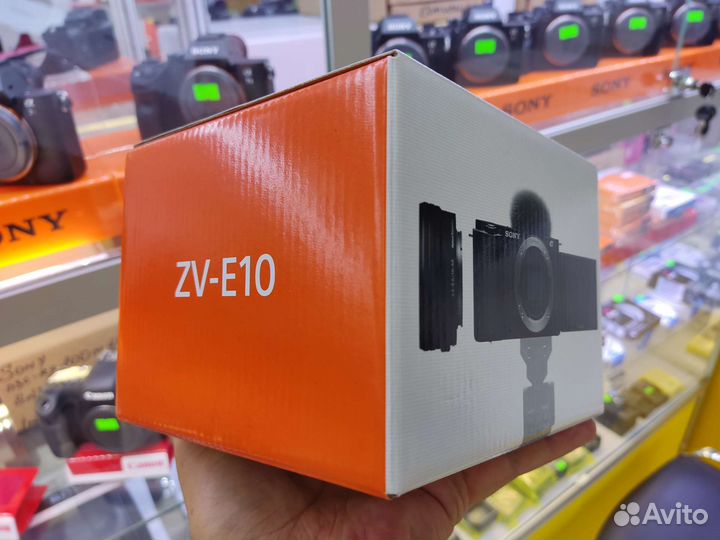 Sony ZV-E10 kit 16-50mm Black новый English