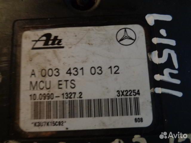 Блок ABS для mercedes-benz SLK (R170) 0034310312