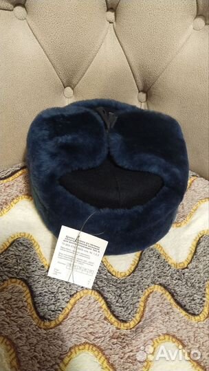 Шапка-ушанка из овчины для военнослужащих