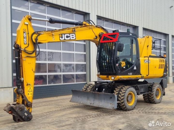 Стекло люка для JCB JC 160/180/200 от 2010