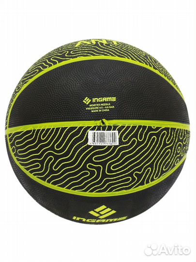 Новый баскетбольный мяч Ingame89 зеленый