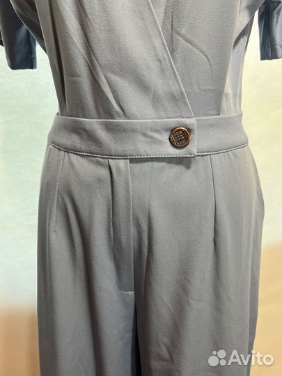 Комбинезон женский серо-голубой, 42,44,46