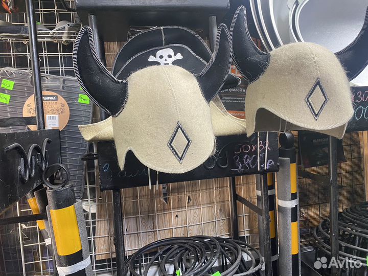 Шапка для бани и сауны Викинг 100 шерсть