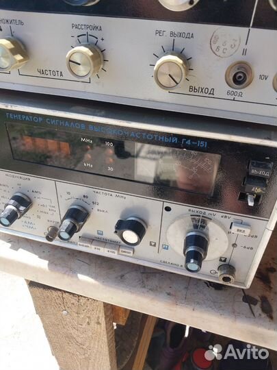 Генератор сигналов вч г4 151