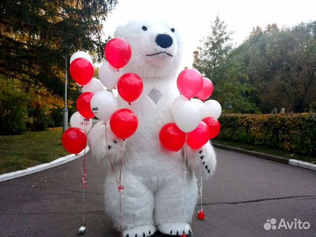 Белый мишка поздравление на ура