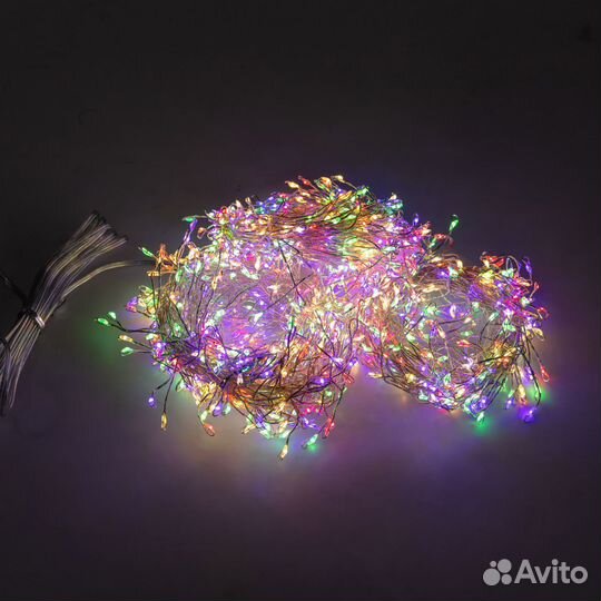 Гирлянда светодиодная нить Роса Фейерверк электрич
