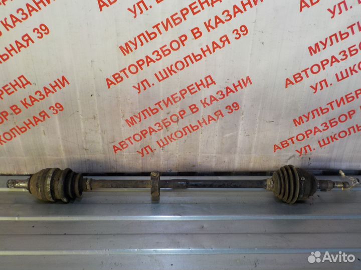 Привод передний левый правый Шевроле Вива 1.6л М/Т