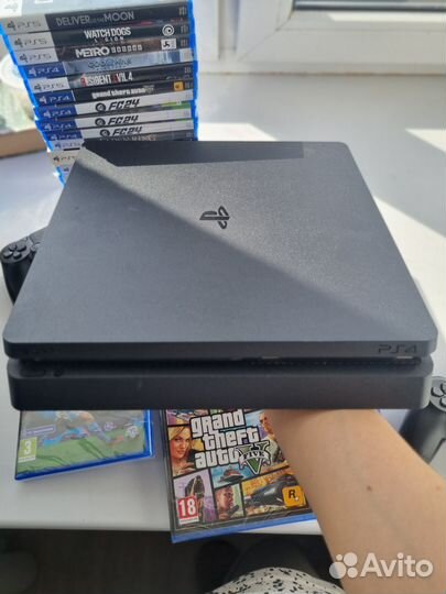 Sony playstation 4 PS4 slim 1tb+игры