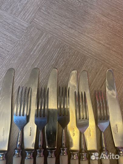 Набор столовых приборов с бакелитом СССР