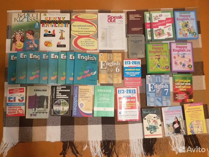 Книги английский язык учебники тетради 140 штук