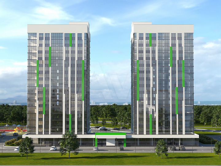 4-к. квартира, 95,2 м², 9/16 эт.