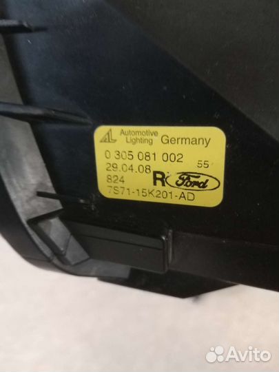 Противотуманные фары форд мондео 4 дорестайл