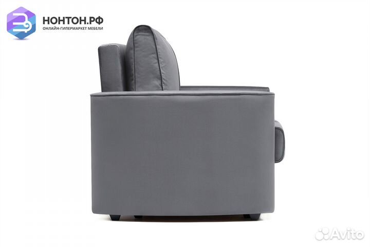 Кресло еврокнижка Колибри темно-серое