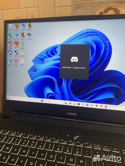 Игровой ноутбук hasee RTX 3070