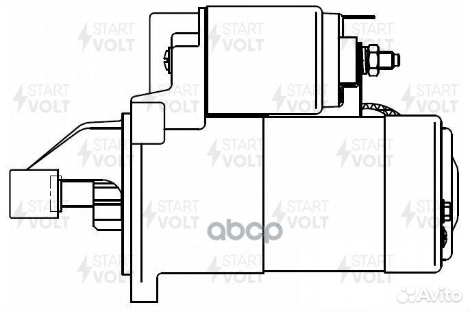 Стартер для а/м Great Wall Hover H3 (09) 2.0i