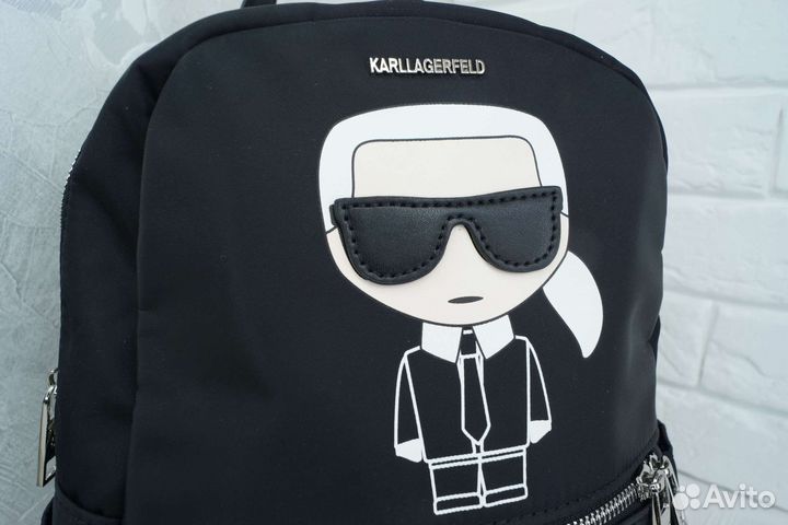 Рюкзак новый Karl Lagerfeld чёрный люкс