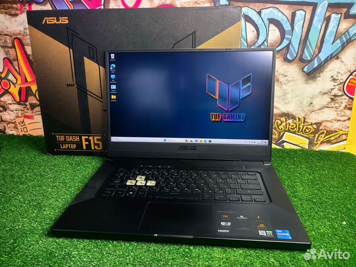 Ноутбук asus TUF dash f15 i5 / RTX 3060 комплект