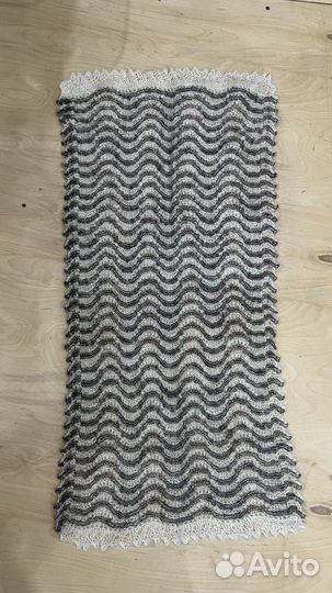 Пуховый шарф, шаль ажурный