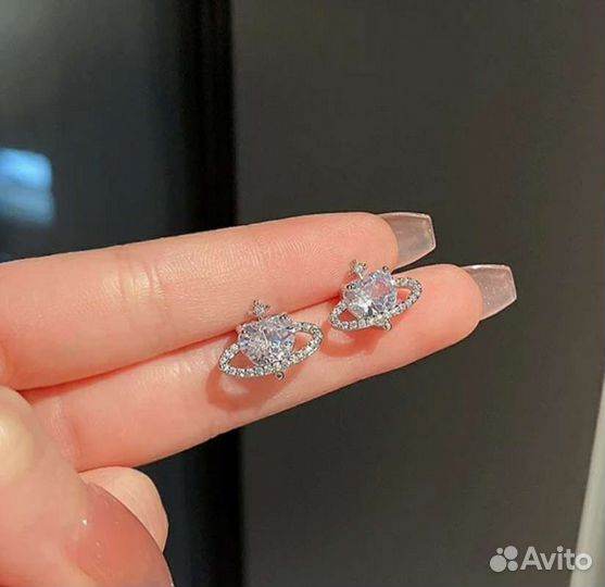 Серьги пусеты Vivienne Westwood