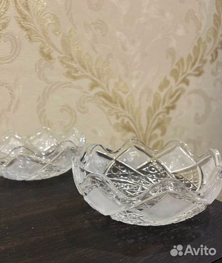 Ваза конфетница хрусталь СССР