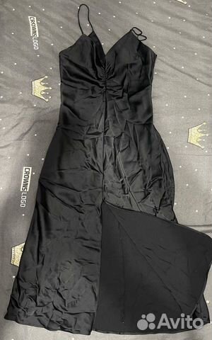 Платье комбинация zara черное