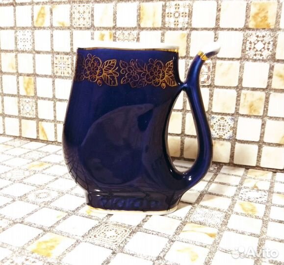 Кувшин/Молочник/Бюветница.кобальт.ссср.Полонне