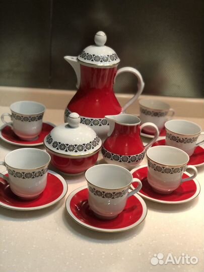 Сервиз кофейный Freiberger Porzellan, Германия