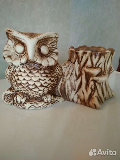 Садовые фигурки и кашпо