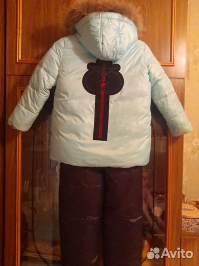 Зимний комбинезон для девочки 122
