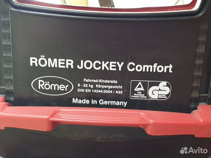 Детское велокресло Romer Jockey Comfort black