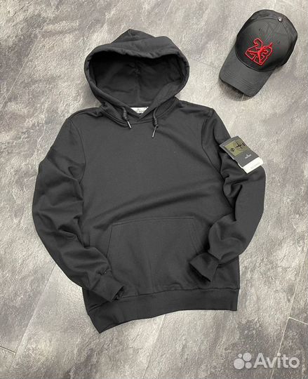 Толстовка худи stone island