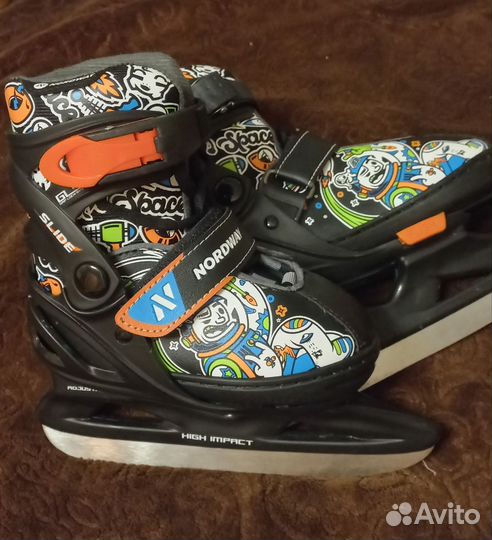 Коньки nordway детские раздвижные
