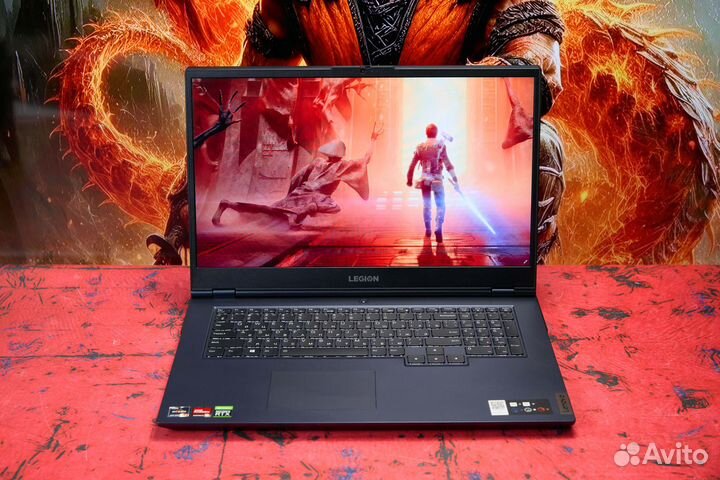 Ноутбук игровой Lenovo Legion / RTX 3060 / Ryzen 7