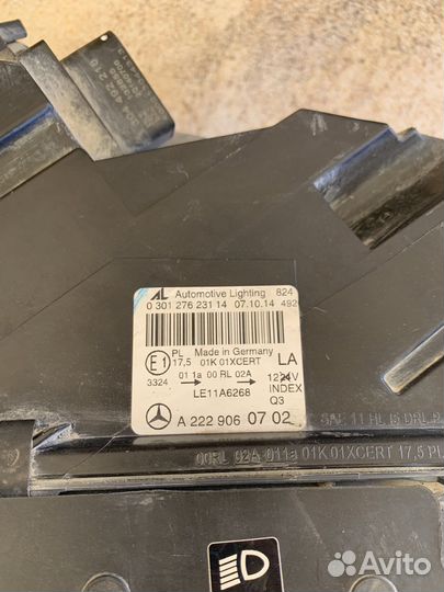 Фары Mercedes W222