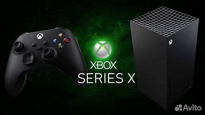 Xbox series X 1TB, черный