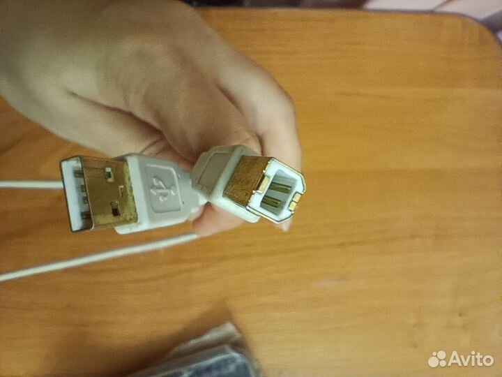 Кабель для принтера USB A-USB В AWM 2725 VW-1 30V
