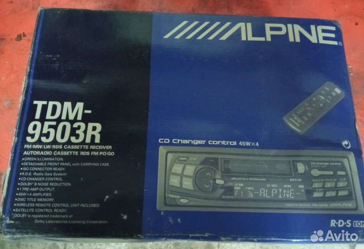 Магнитола Аlpine с Пультом ду