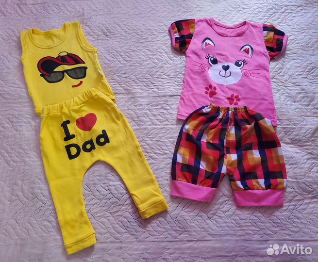 Пакет вещей на малышку до года